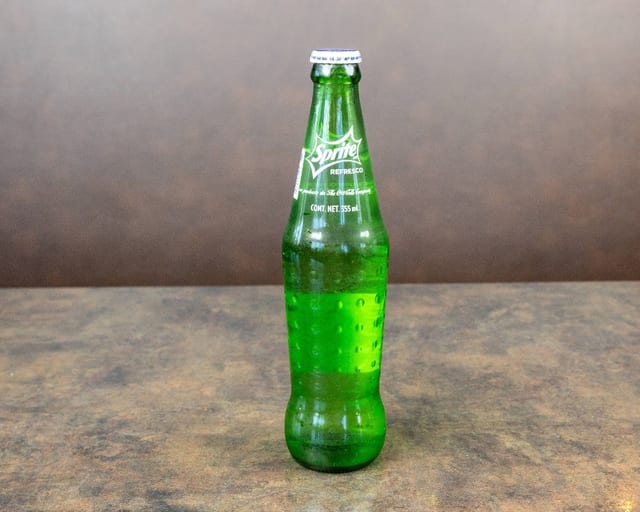 Glass Bottle Sprite.