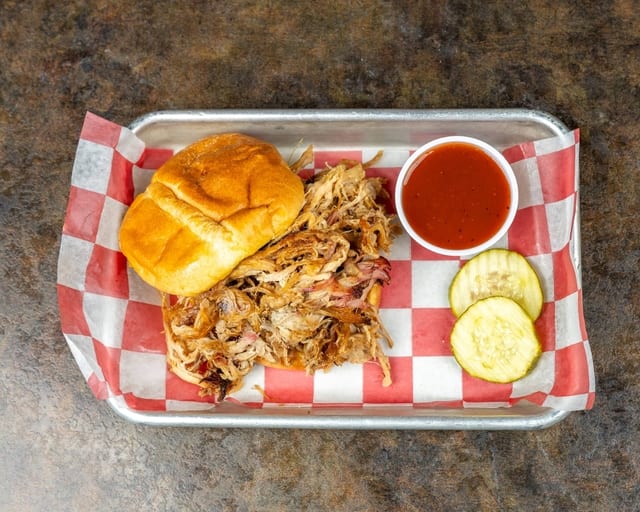 Pulled Pork Sandwich.